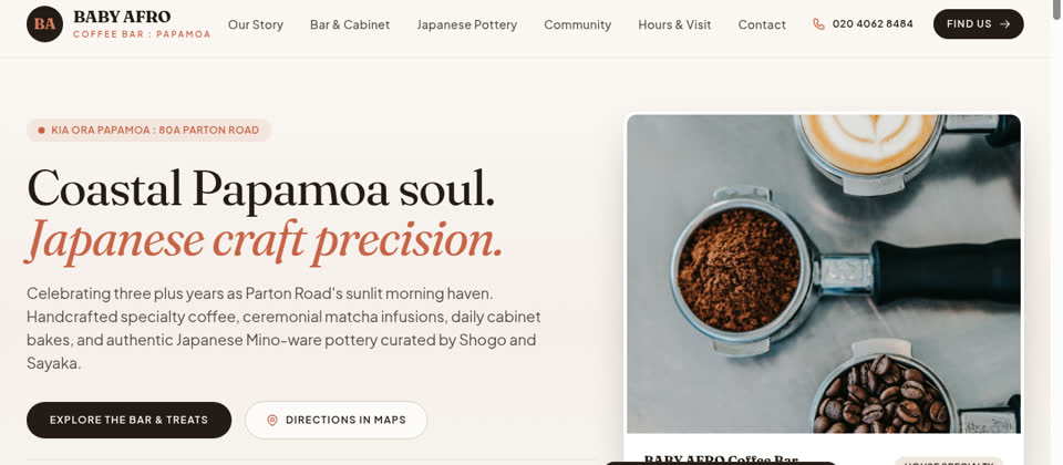BABY AFRO Coffee Bar preview